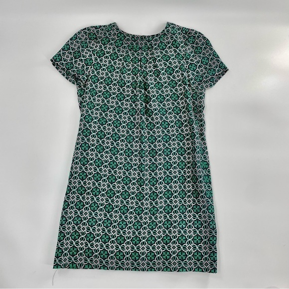NWOT J. Crew 100% Silk Latticework Swoop Dress - Picture 3 of 11
